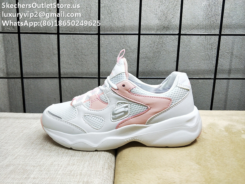 Skechers D'Lites Unisex Sneakers White Pink 35-44